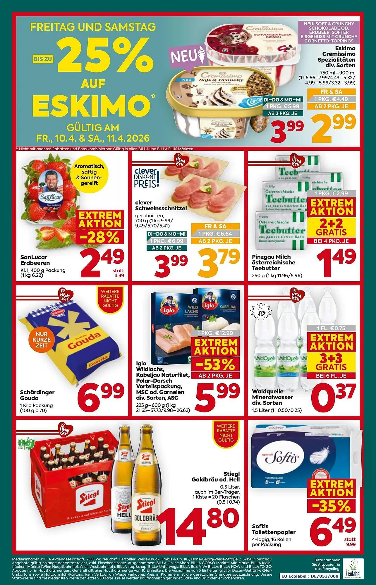 Billa Box Flugblatt von 7. April bis 15. April 2026 - Flugblätt seite  18