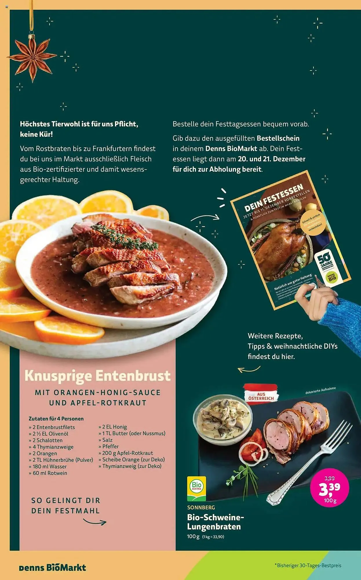 Denn's Biomarkt Flugblatt von 4. Dezember bis 17. Dezember 2024 - Flugblätt seite  6