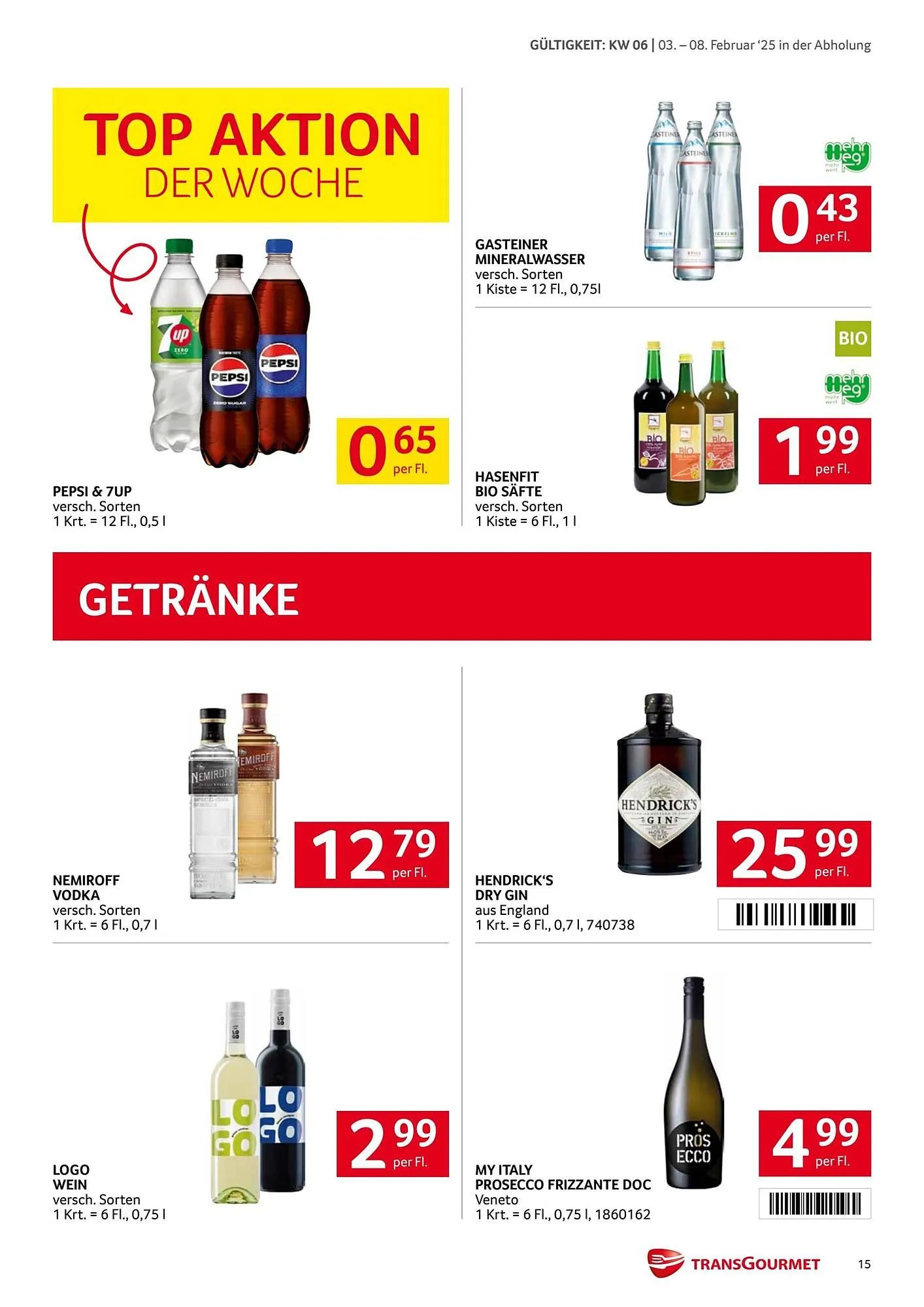 Transgourmet Flugblatt von 3. Februar bis 9. Februar 2025 - Flugblätt seite  13