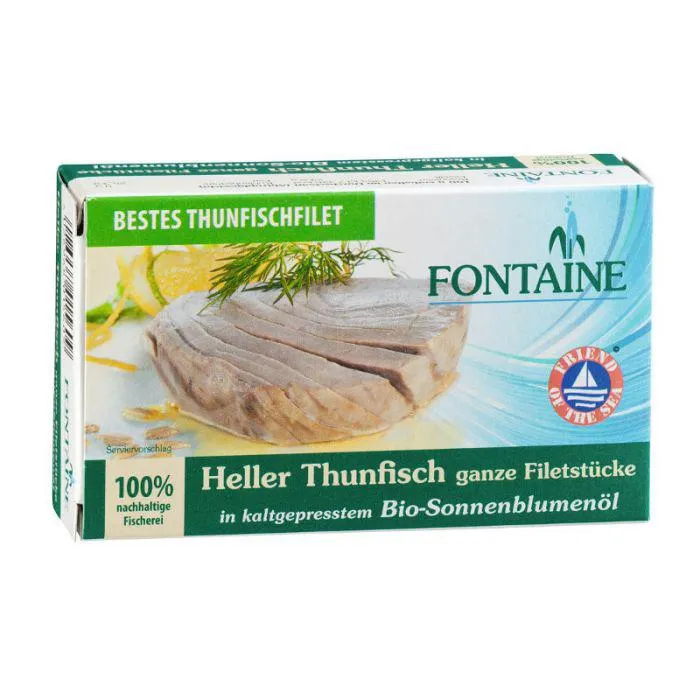 Fontaine Heller Thunfisch in Sonnenblumenöl 120g