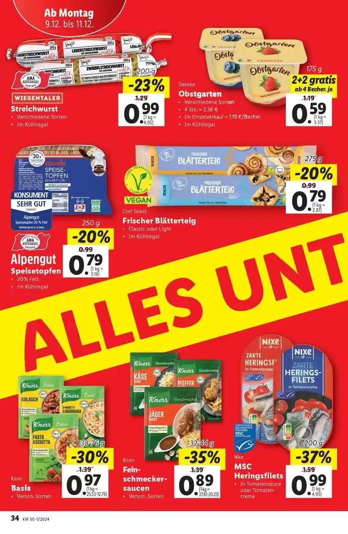 Aktuelle Flugblätter Ab Donnerstag, 5.12. von 5. Dezember bis 11. Dezember 2024 - Flugblätt seite 36