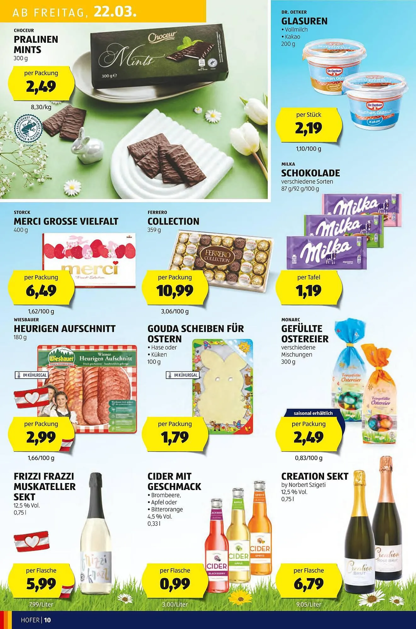 Hofer Flugblatt von 22. März bis 28. März 2024 - Flugblätt seite  10