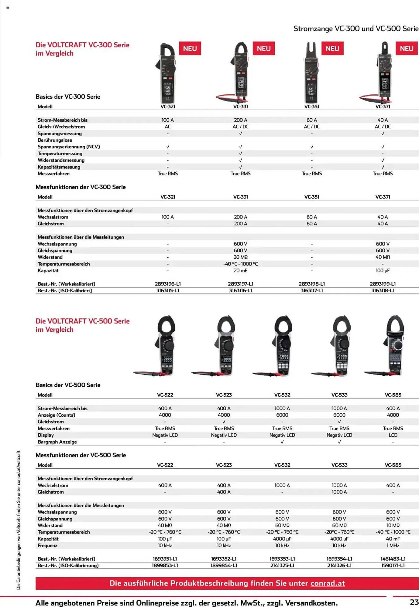 Conrad Katalog von 1. Oktober bis 30. November 2025 - Flugblätt seite  23