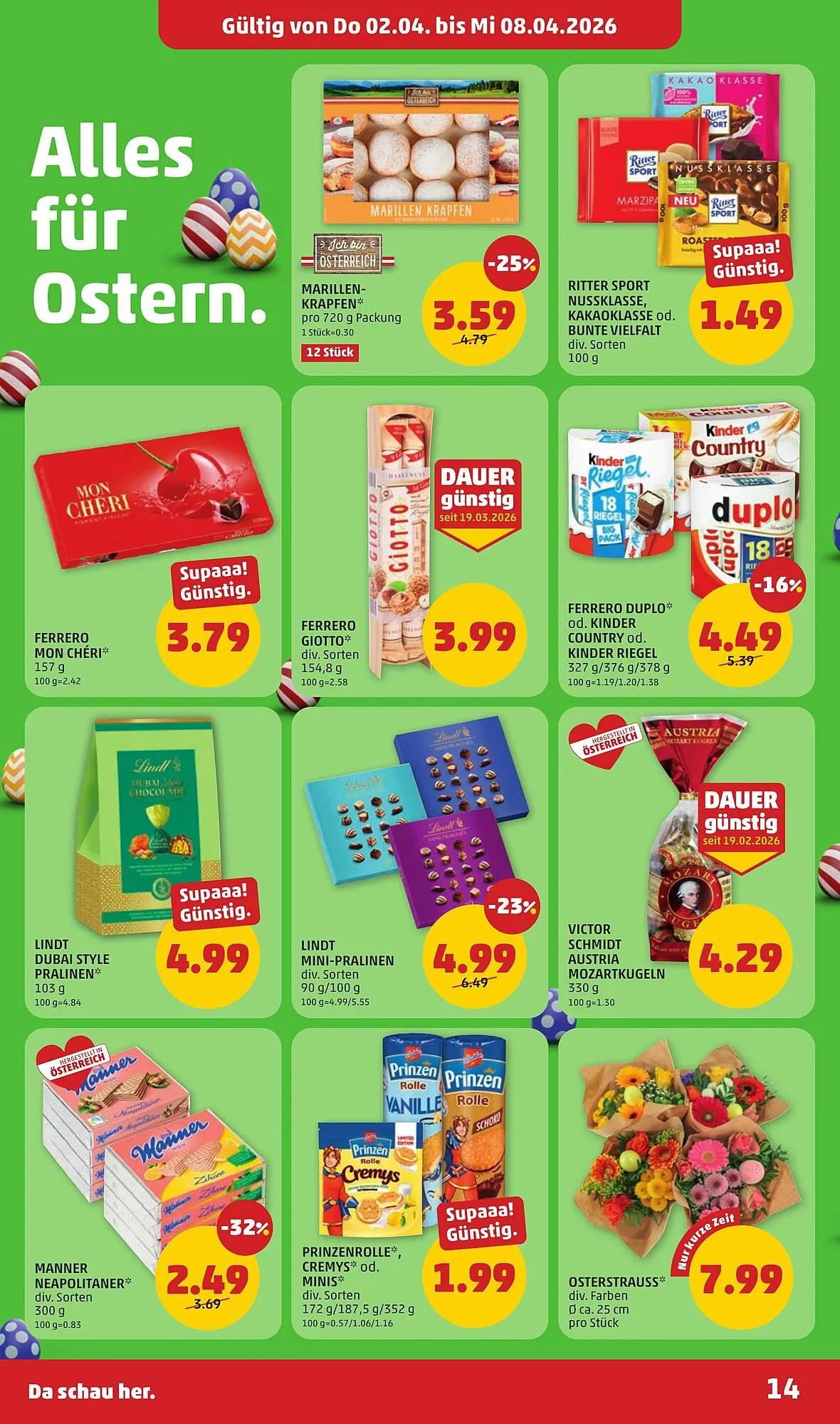 PENNY Flugblatt von 2. April bis 8. April 2026 - Flugblätt seite  14