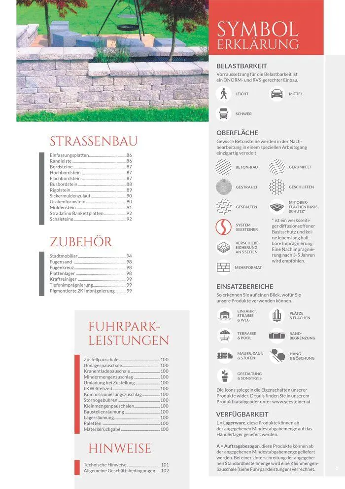 Preis Liste 2024 von 31. Mai bis 31. Dezember 2024 - Flugblätt seite 7