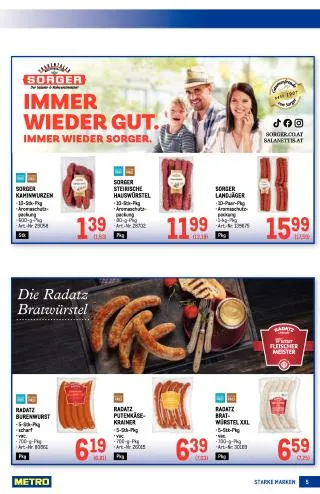 METRO Flugblatt Food - Starke Marken von 17. September bis 30. September 2026 - Flugblätt seite 5