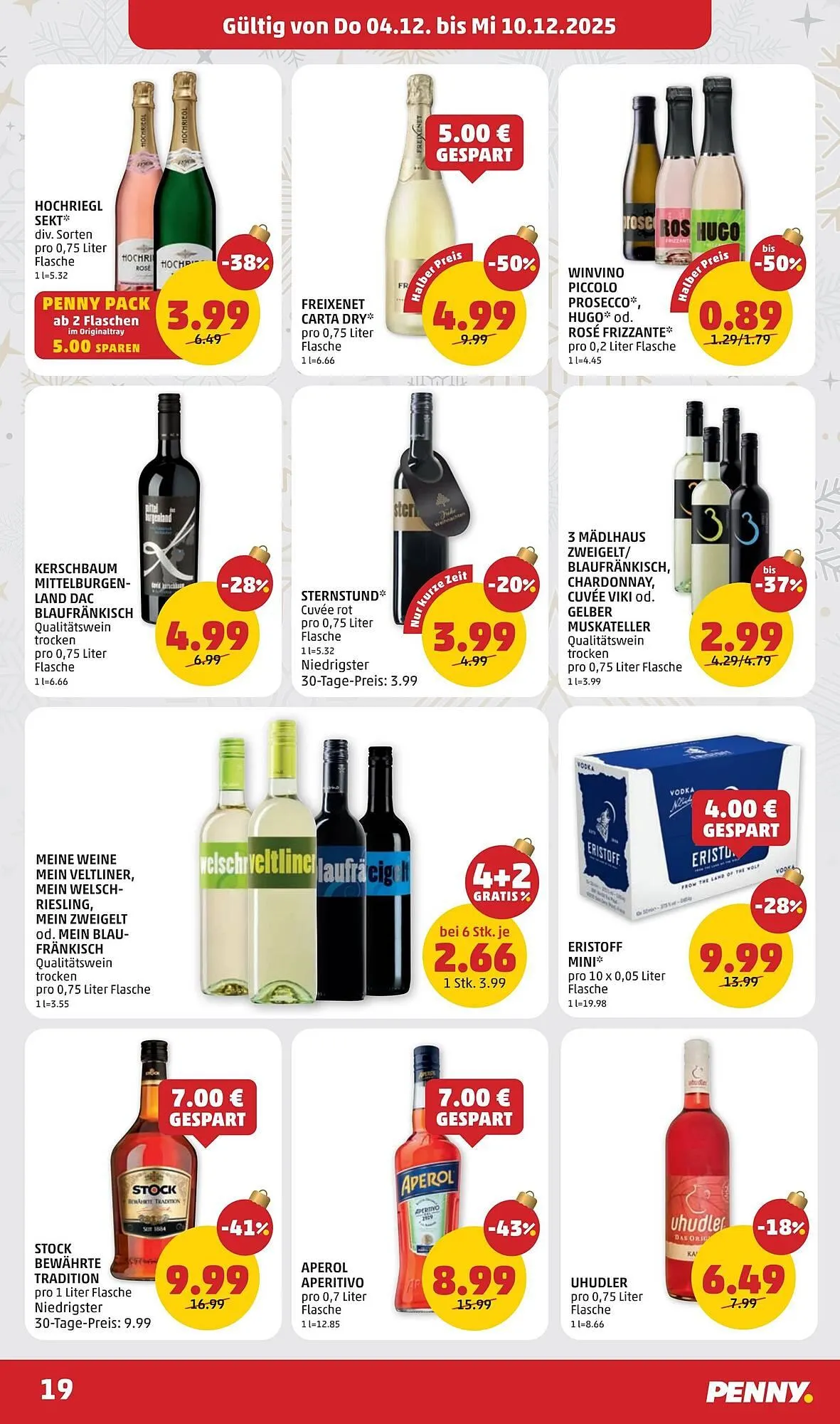 PENNY Flugblatt von 4. Dezember bis 10. Dezember 2025 - Flugblätt seite  19
