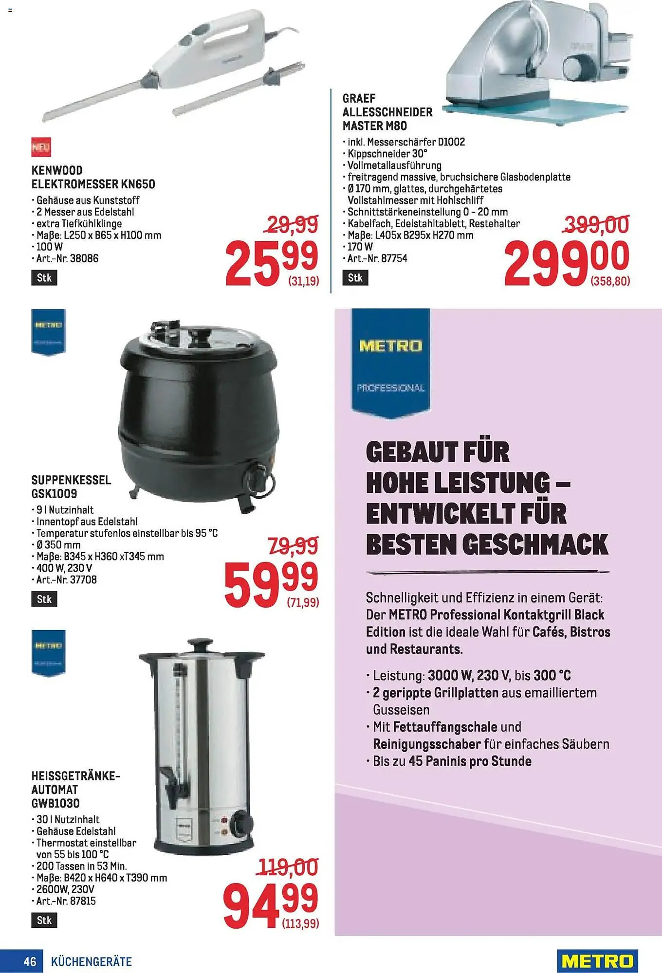 Metro Flugblatt von 13. November bis 26. November 2025 - Flugblätt seite 46