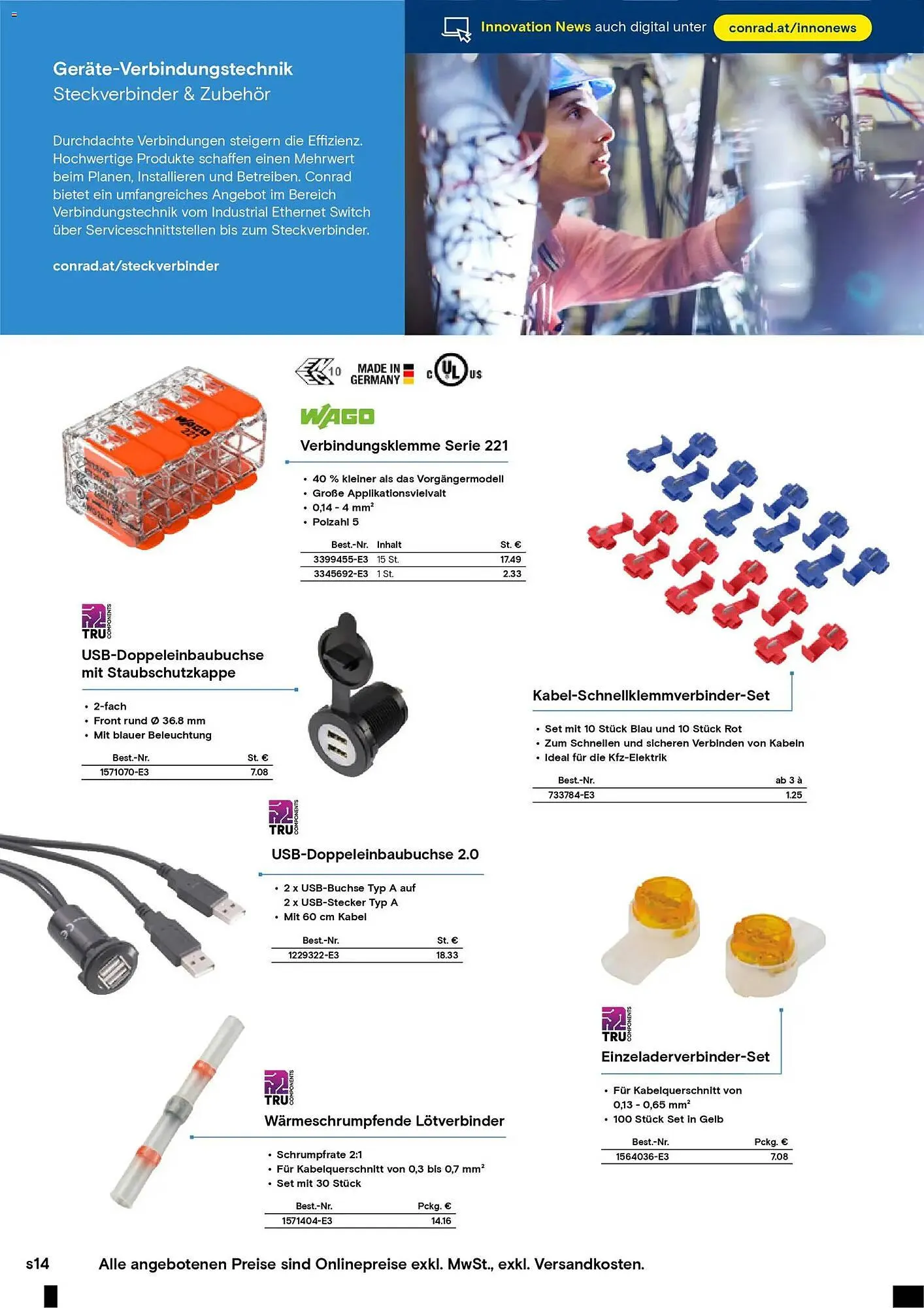 Conrad Katalog von 23. Oktober bis 31. Dezember 2025 - Flugblätt seite 14