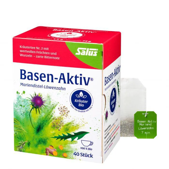 Salus® Basen-Aktiv® Tee N°. 2 Mariendistel-Löwenzahn bio 40 FB 72g
