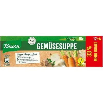 Knorr Suppenwürfel Gemüsesuppe