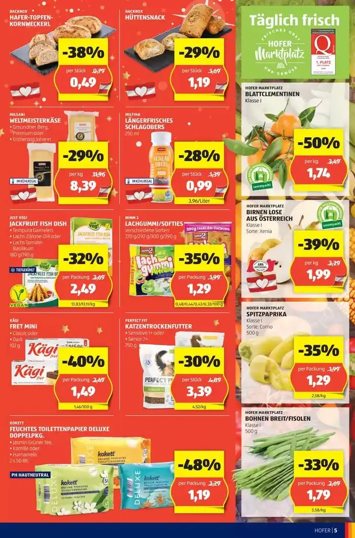 Blättern Sie online im HOFER Flugblatt von 20. November bis 4. Dezember 2024 - Flugblätt seite 7