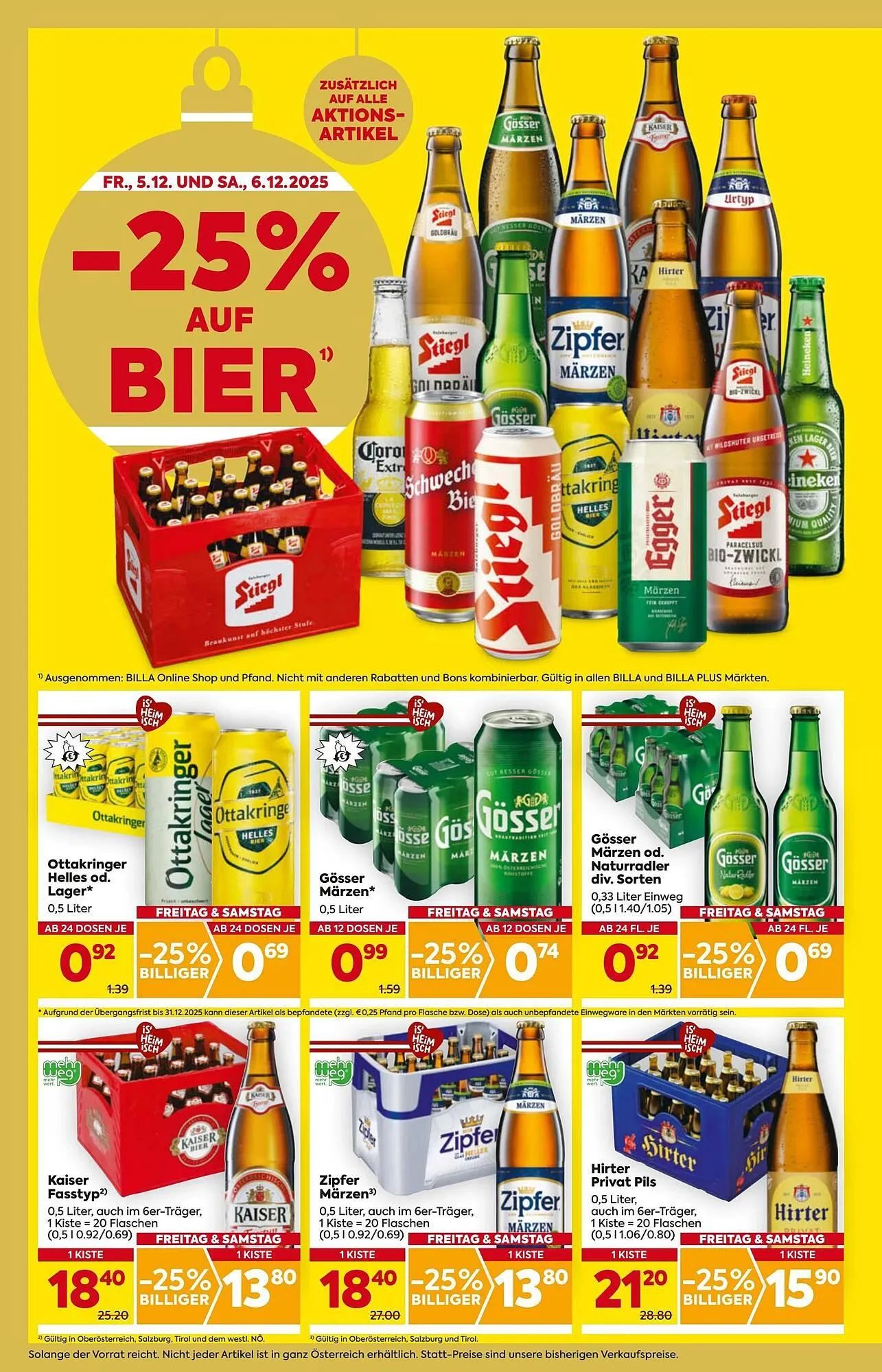 Billa Corso Flugblatt von 4. Dezember bis 10. Dezember 2025 - Flugblätt seite 2