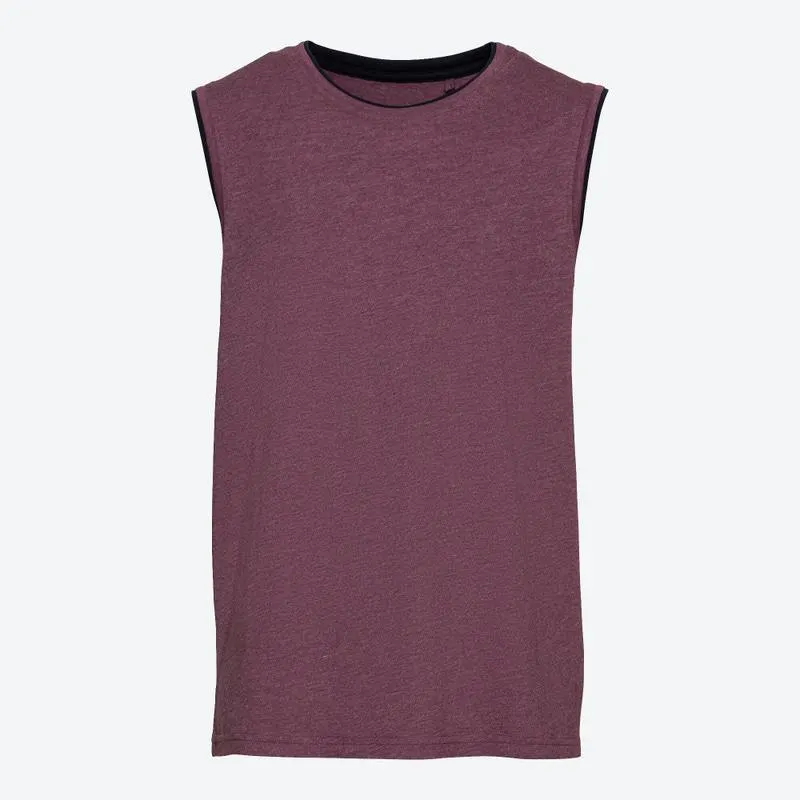 Herren-Muskelshirt in Layer-Optik