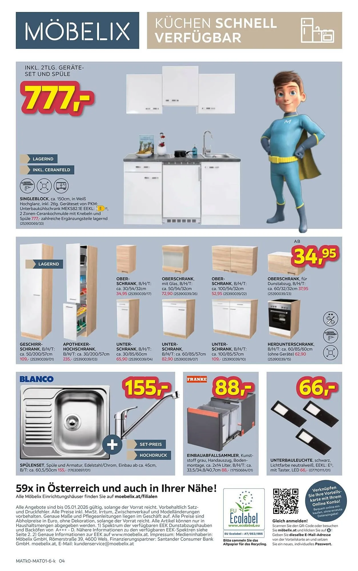 Möbelix Prospekt von 22. Dezember bis 5. Jänner 2026 - Flugblätt seite  4