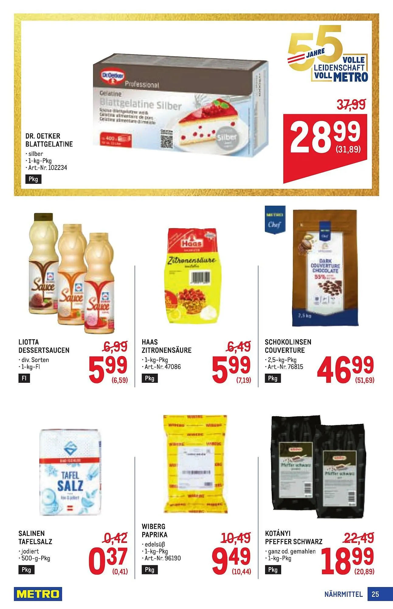 Metro Flugblatt von 16. April bis 29. April 2026 - Flugblätt seite  25