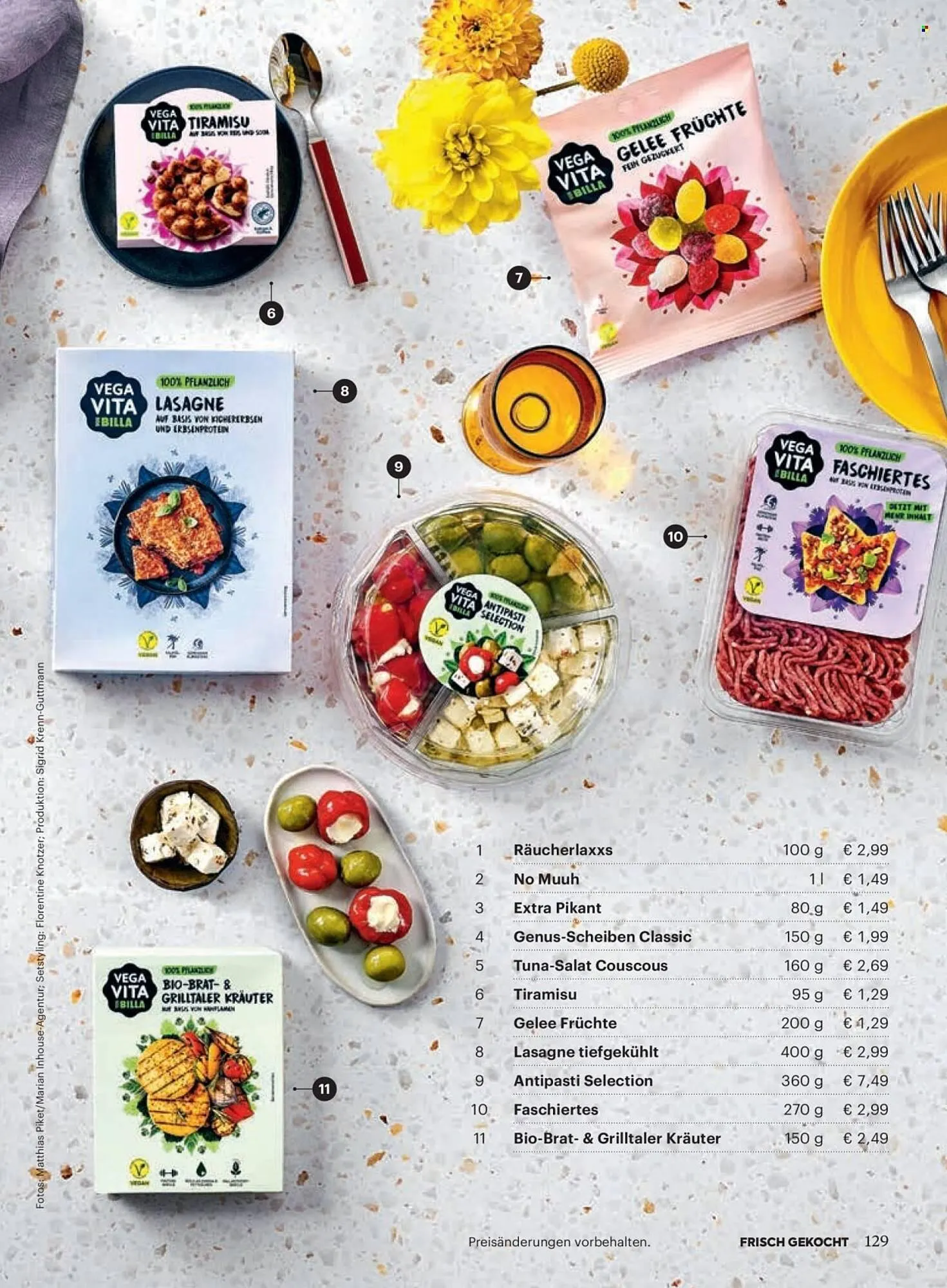 Billa Flugblatt von 1. November bis 30. November 2025 - Flugblätt seite 125