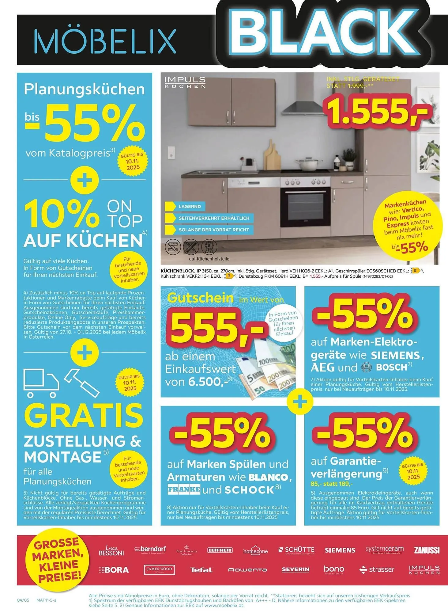 Möbelix Prospekt von 4. November bis 11. November 2025 - Flugblätt seite 4