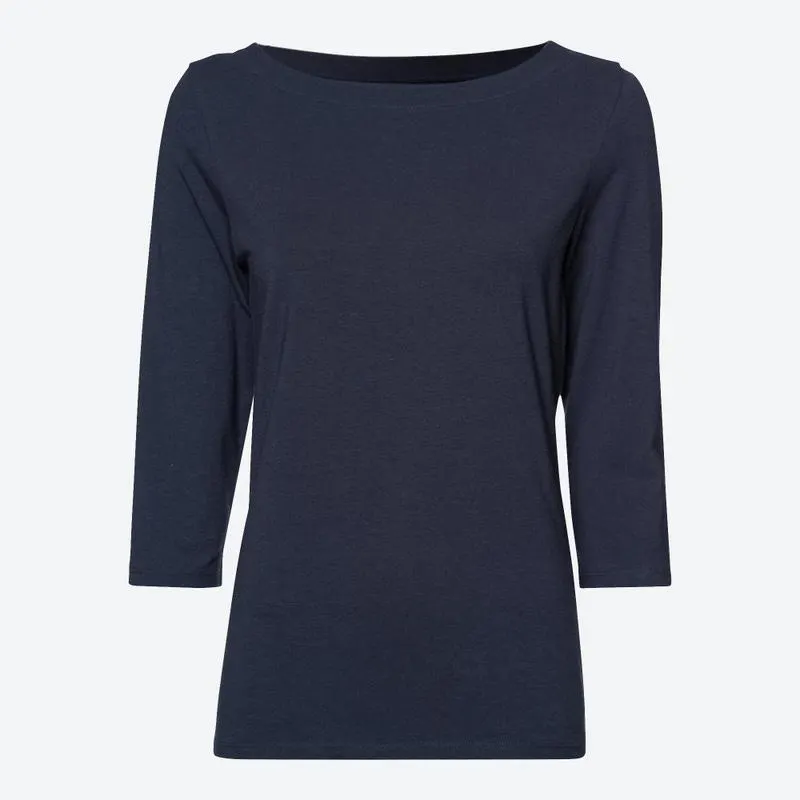 Damen-Shirt mit U-Boot-Ausschnitt