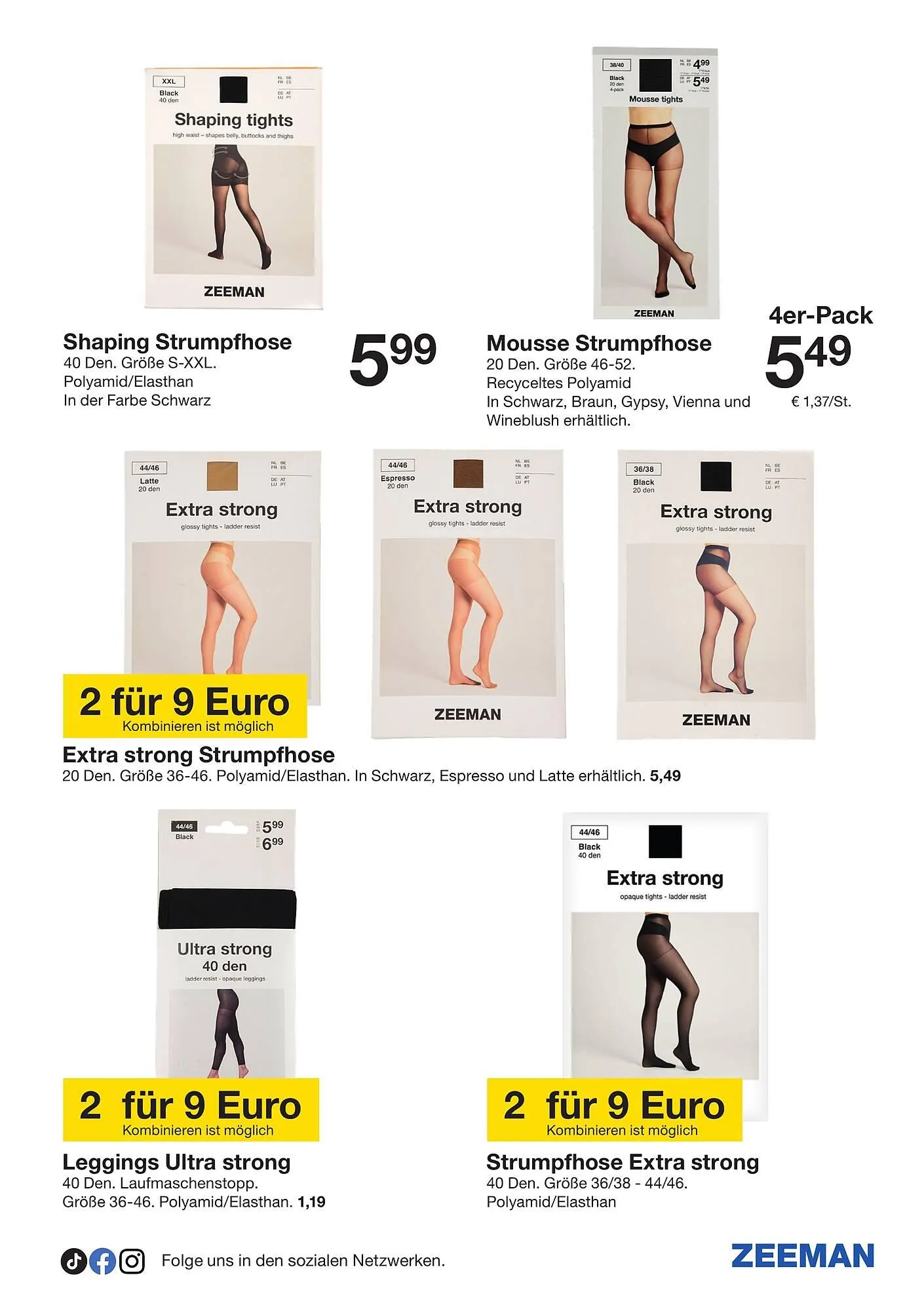 Zeeman Prospekt von 10. Jänner bis 23. Jänner 2026 - Flugblätt seite  31