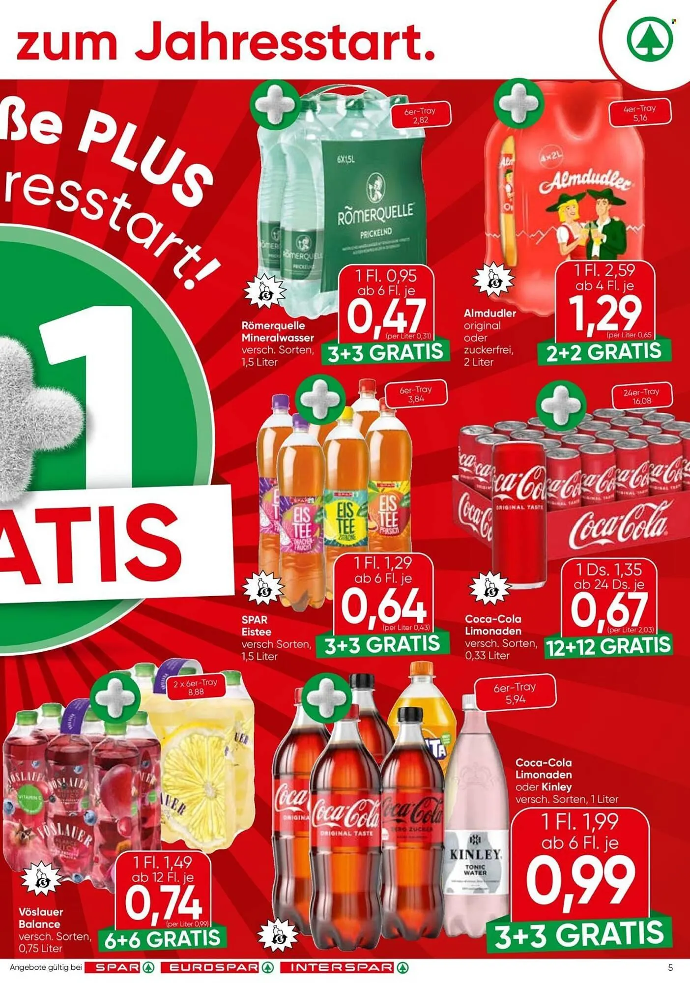 Spar Flugblatt von 2. Jänner bis 14. Jänner 2026 - Flugblätt seite  5