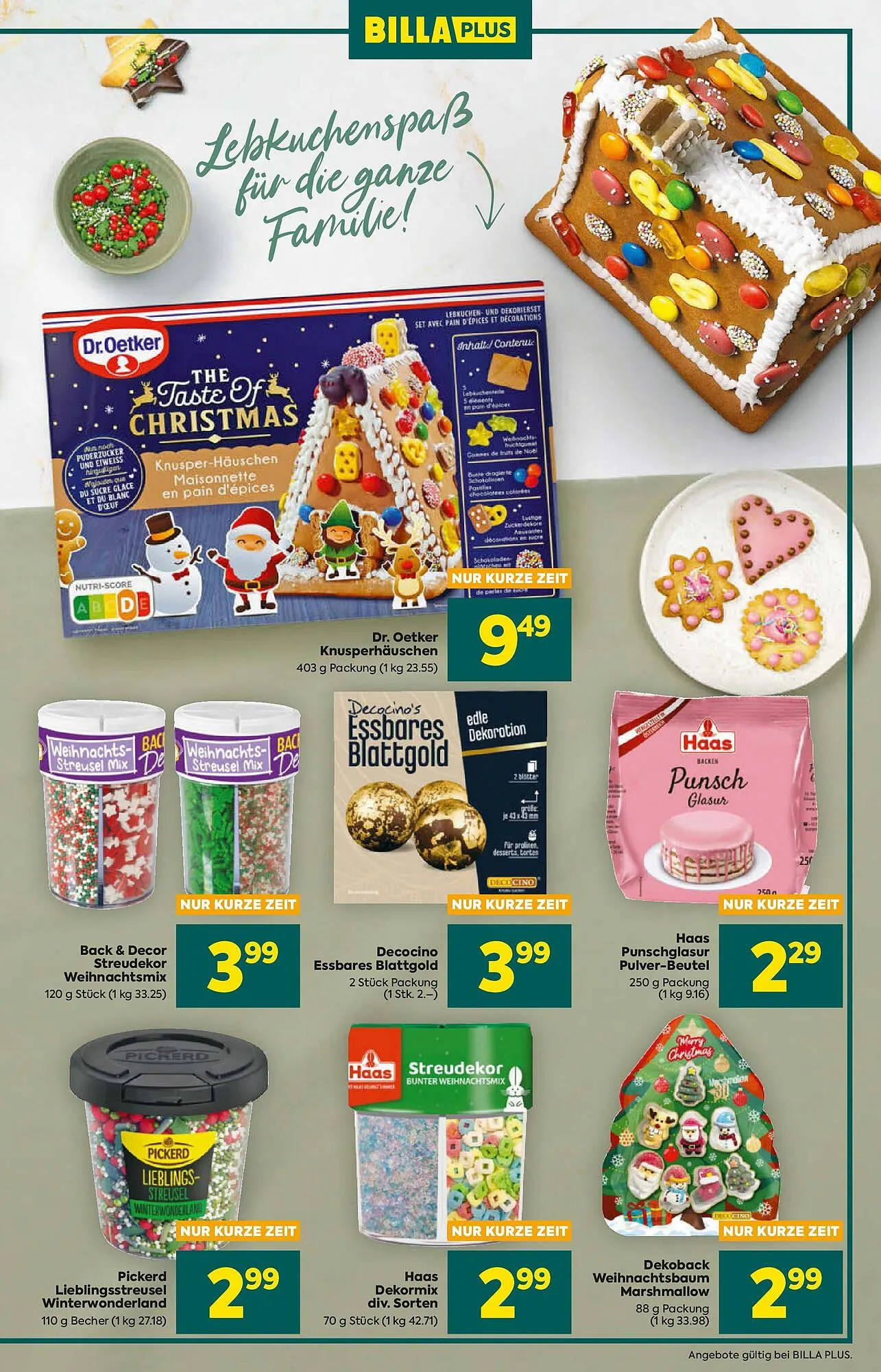 Billa Flugblatt von 23. Oktober bis 10. Dezember 2025 - Flugblätt seite  5