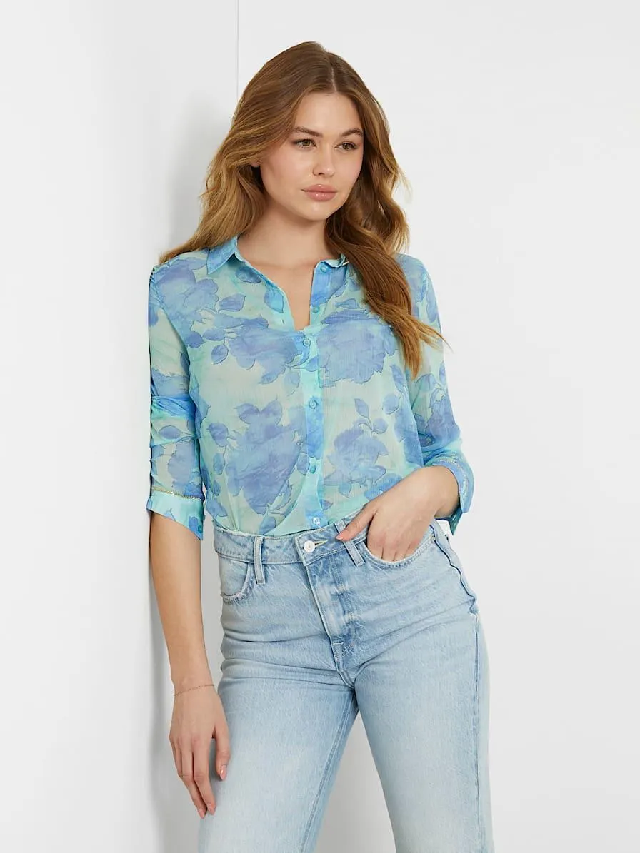 Bluse blumenprint