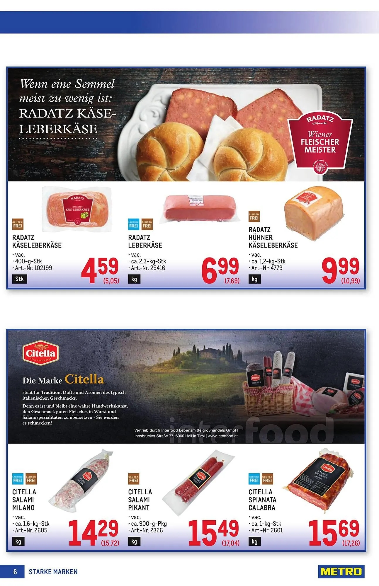 Metro Flugblatt von 22. Jänner bis 4. Februar 2026 - Flugblätt seite  6