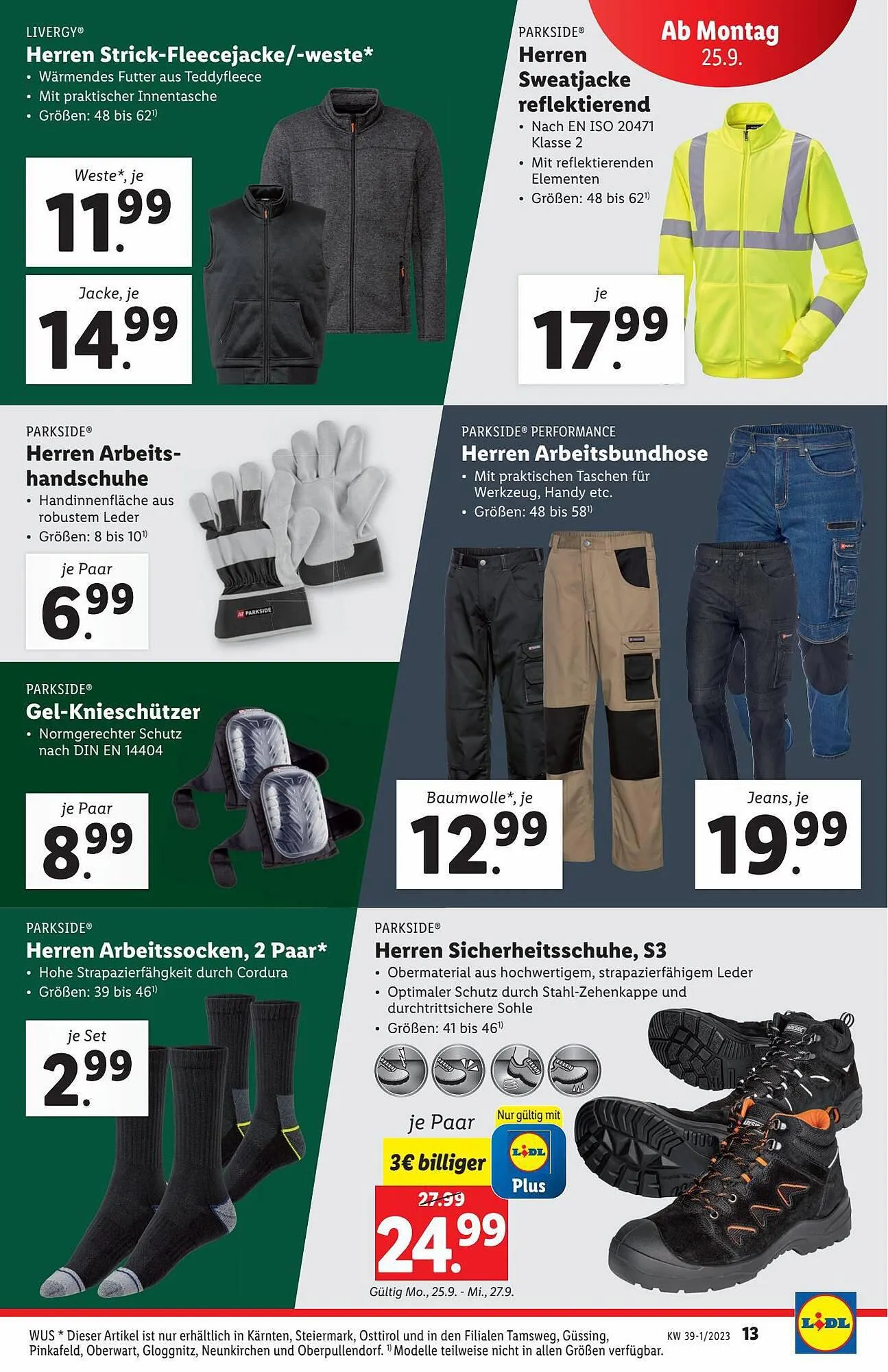 Lidl Flugblatt von 19. September bis 27. September 2023 - Flugblätt seite 13