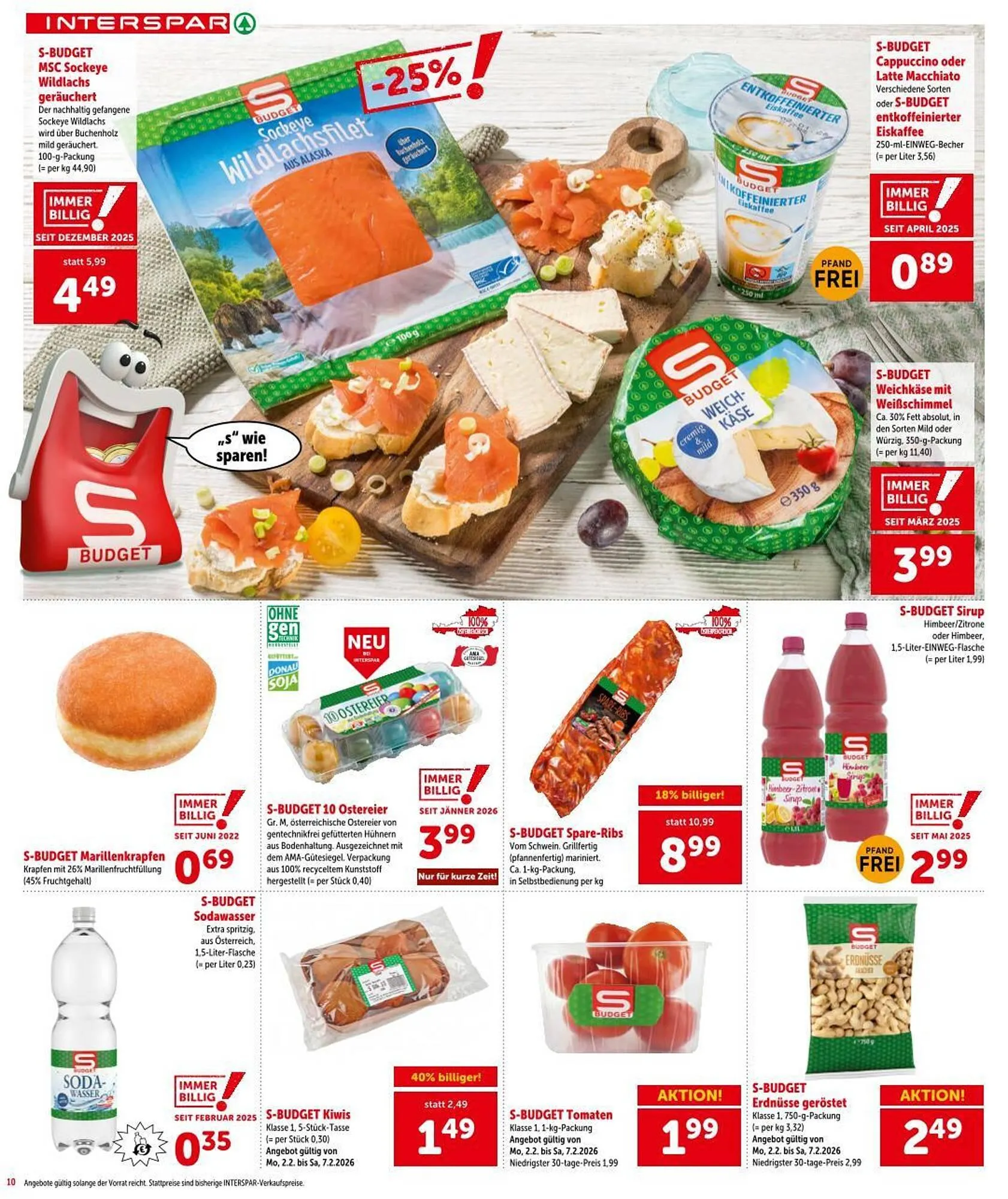 Interspar Flugblatt von 5. Februar bis 11. Februar 2026 - Flugblätt seite  10