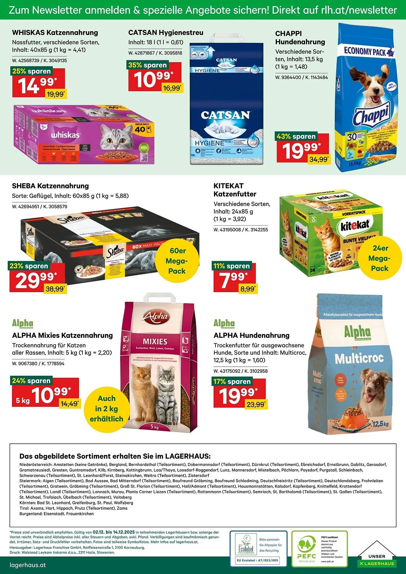 Lagerhaus Flugblatt von 1. Dezember bis 14. Dezember 2025 - Flugblätt seite  6