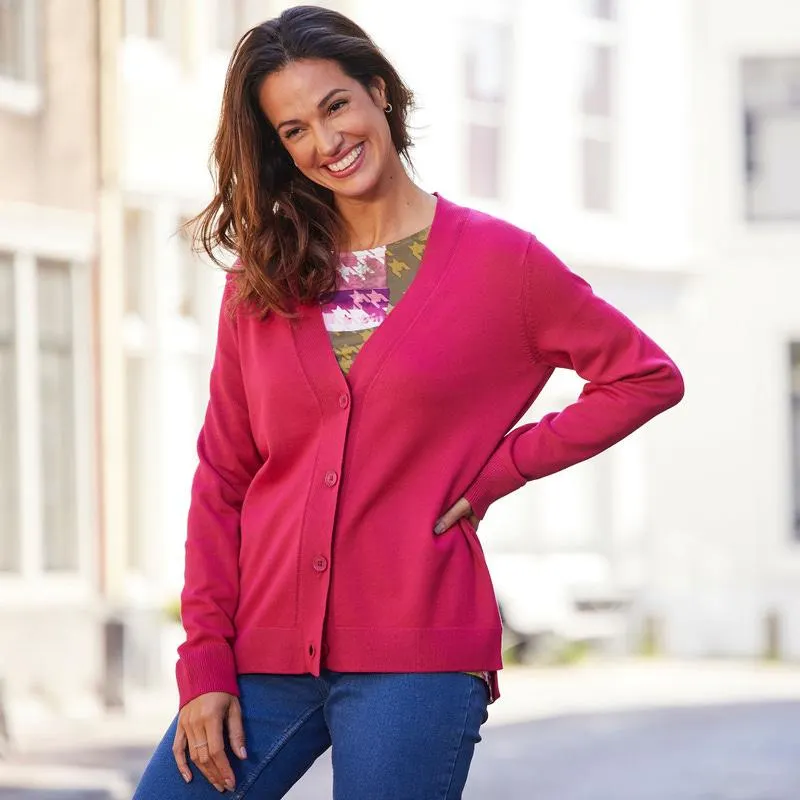 Damen-Strickjacke mit Viskose