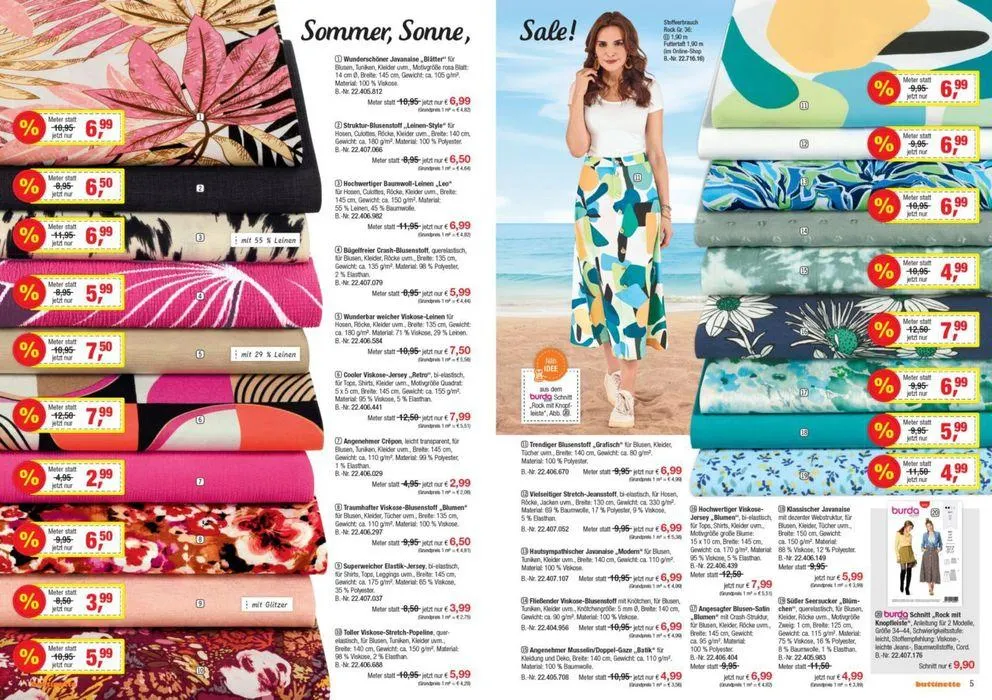 Buttinette katalog von 12. Juli bis 26. Juli 2024 - Flugblätt seite  10