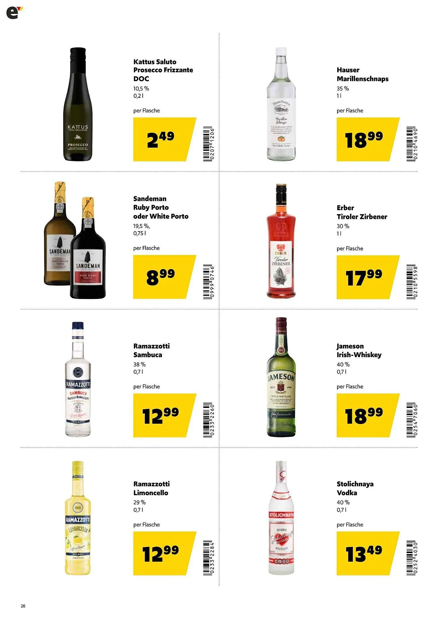 Eurogast Grissemann Flugblatt von 23. März bis 4. April 2026 - Flugblätt seite  26