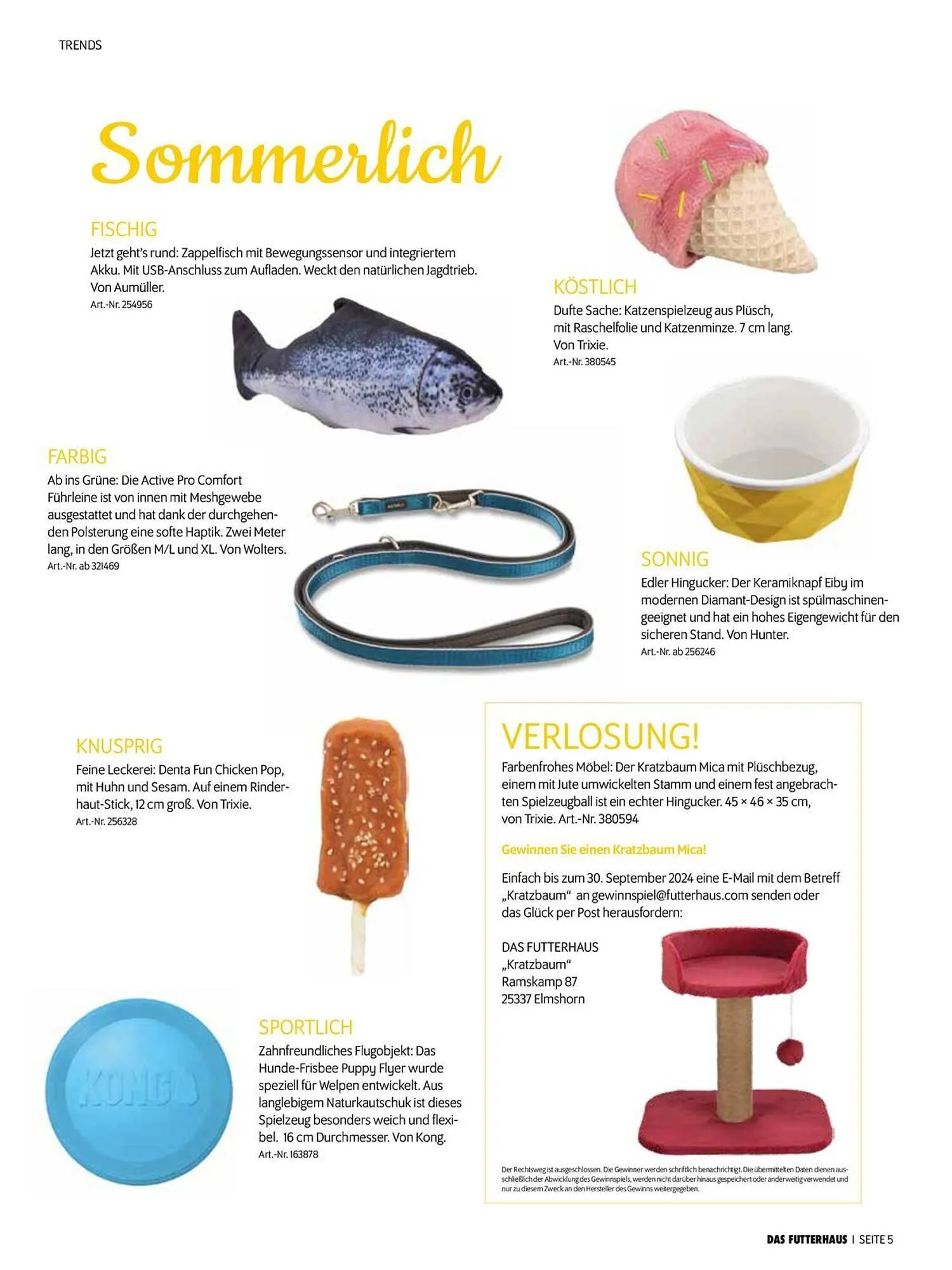 Das Futterhaus Flugblatt von 1. August bis 3. Oktober 2024 - Flugblätt seite 5