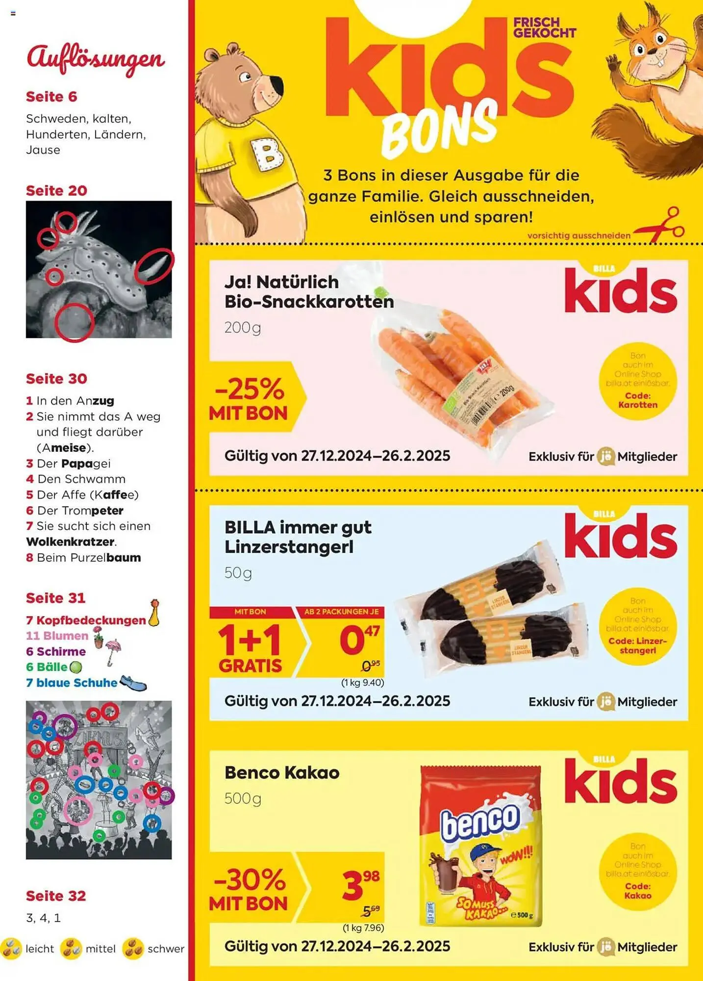 Billa Flugblatt von 1. Jänner bis 28. Februar 2025 - Flugblätt seite 33