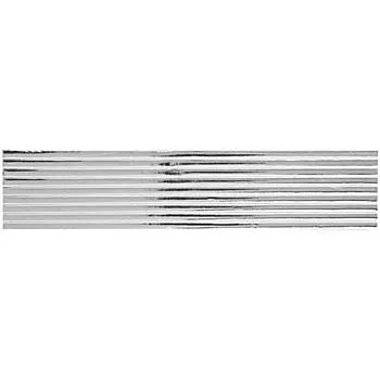 Verzierwachsstreifen silber, 22 cm, 9 Stück