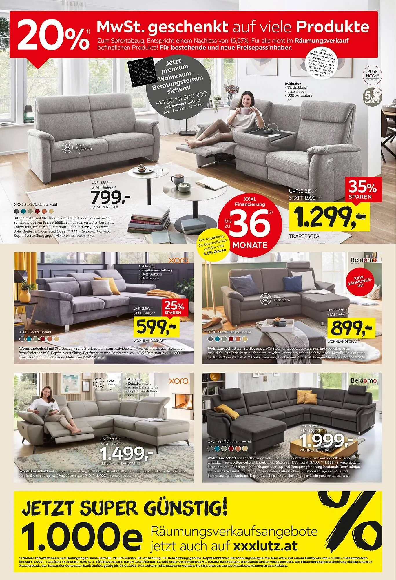 XXXLutz Prospekt von 29. Dezember bis 5. Jänner 2026 - Flugblätt seite 2