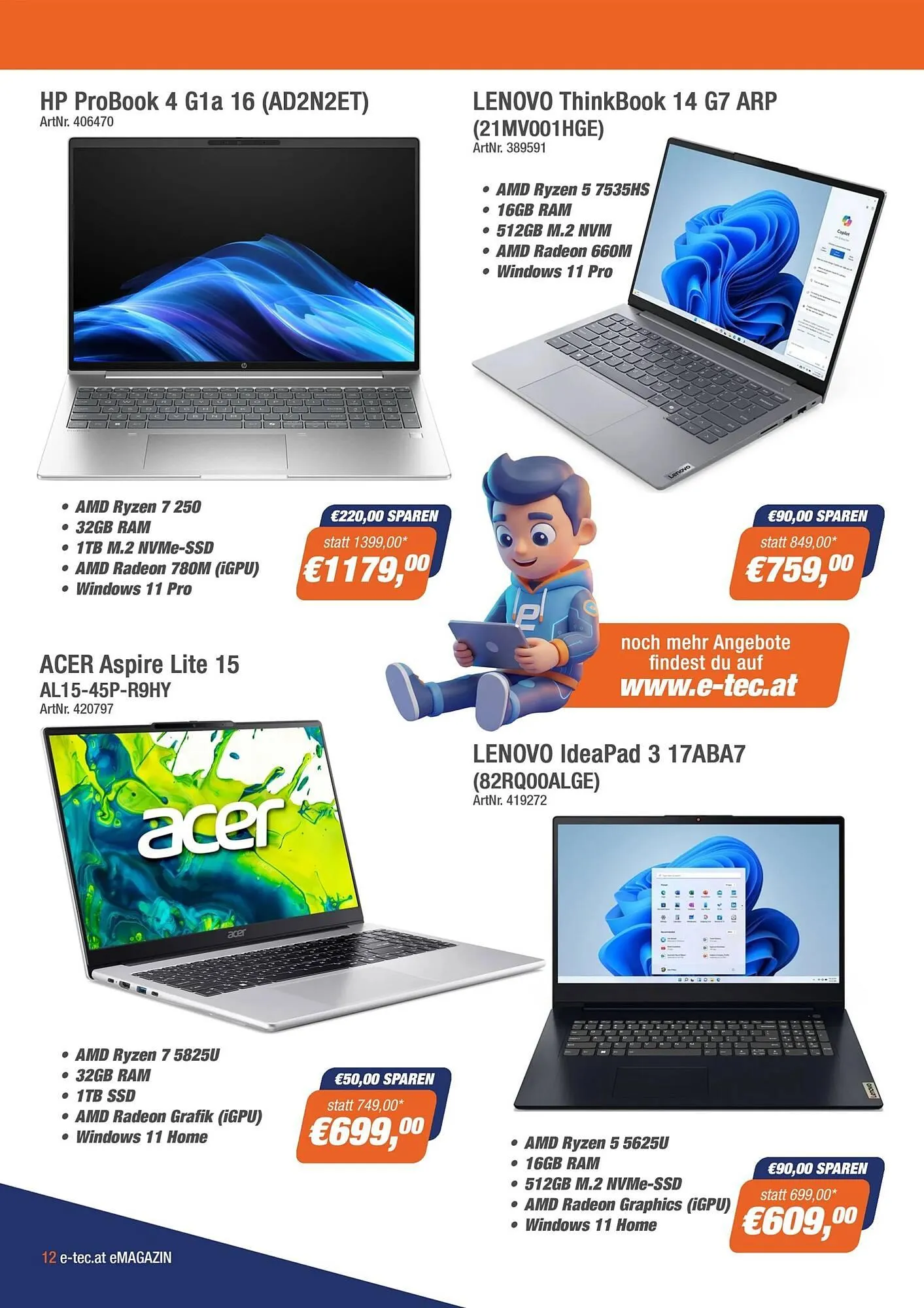 E-tec Flugblatt von 1. April bis 30. April 2026 - Flugblätt seite 12