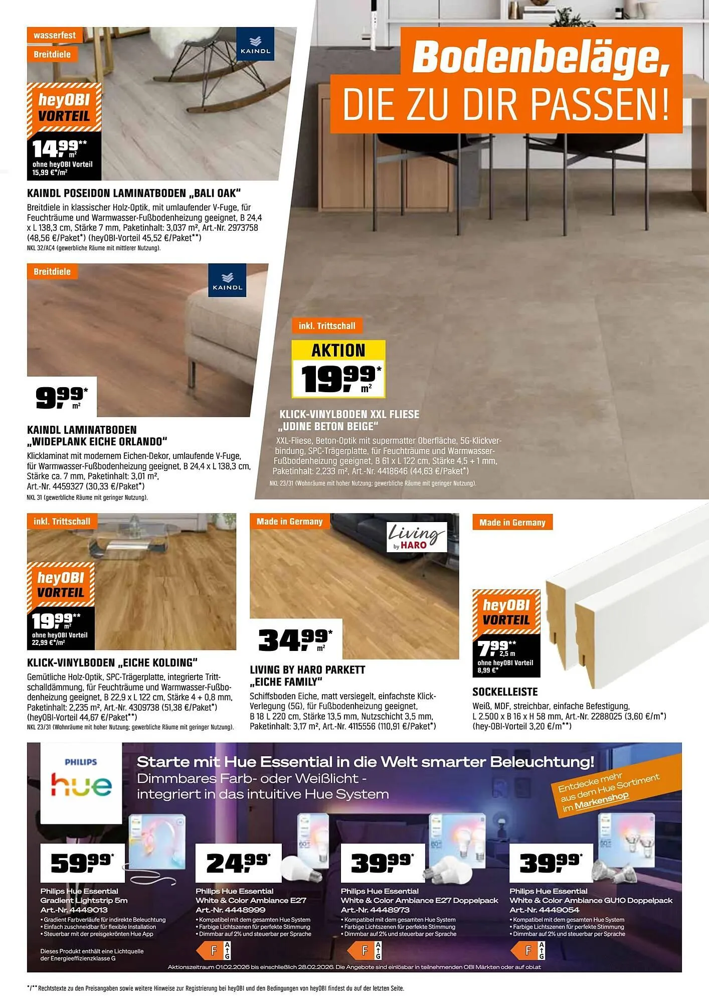 OBI Flugblatt von 1. Februar bis 28. Februar 2026 - Flugblätt seite  8