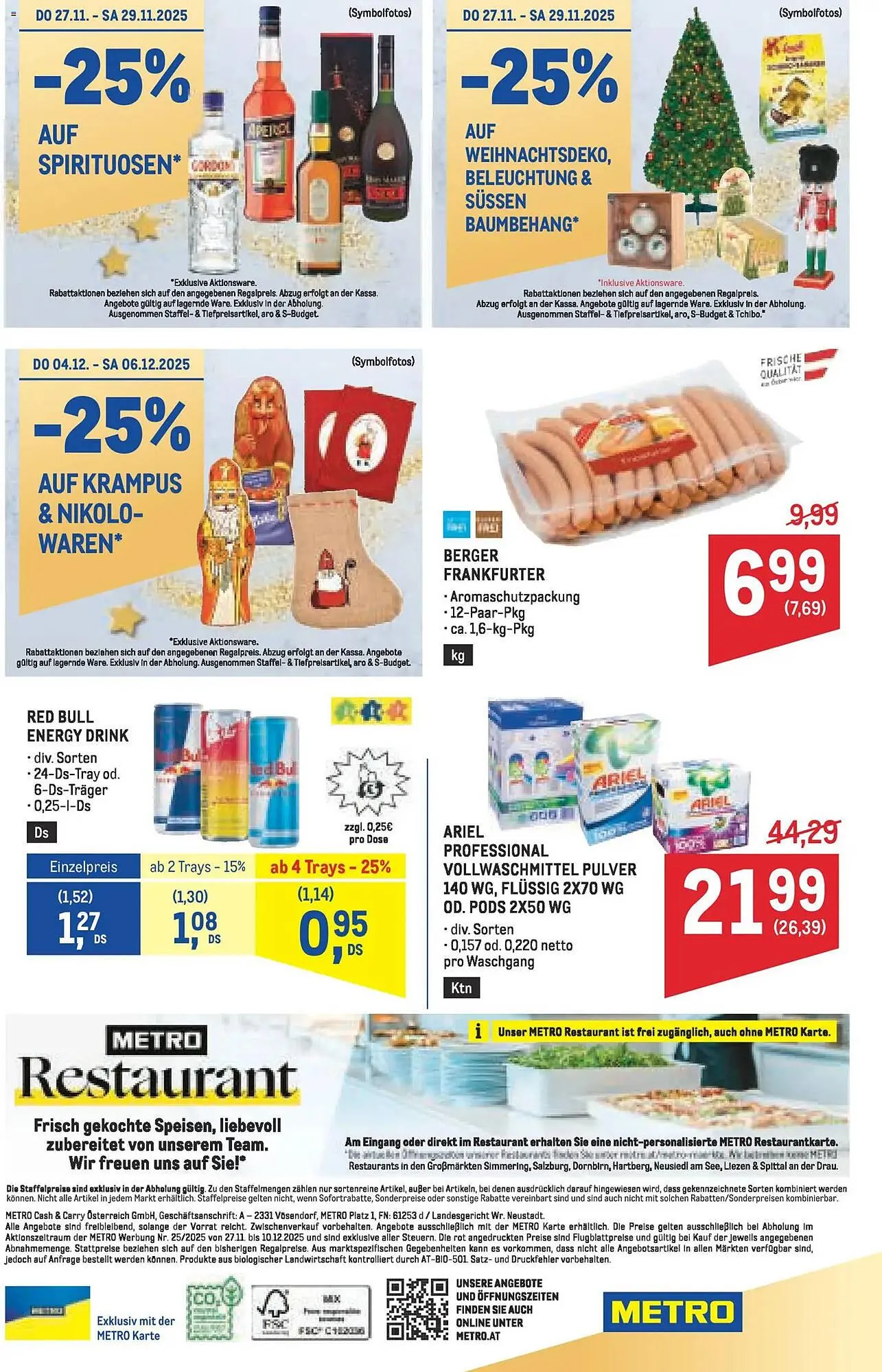 Metro Flugblatt von 27. November bis 10. Dezember 2025 - Flugblätt seite  64