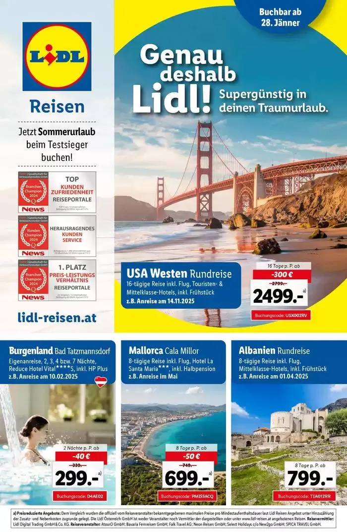 Unsere besten Deals für Sie von 28. Jänner bis 2. März 2025 - Flugblätt seite  1