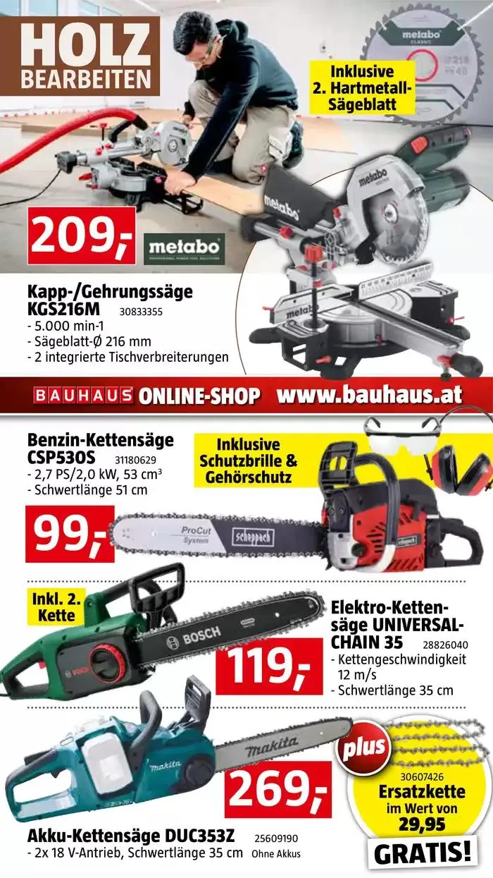 Bauhaus Angebote von 30. Jänner bis 28. Februar 2025 - Flugblätt seite 8