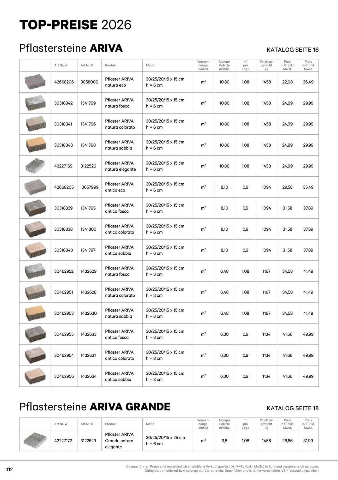 Lagerhaus Flugblatt von 1. Jänner bis 31. Dezember 2026 - Flugblätt seite 112