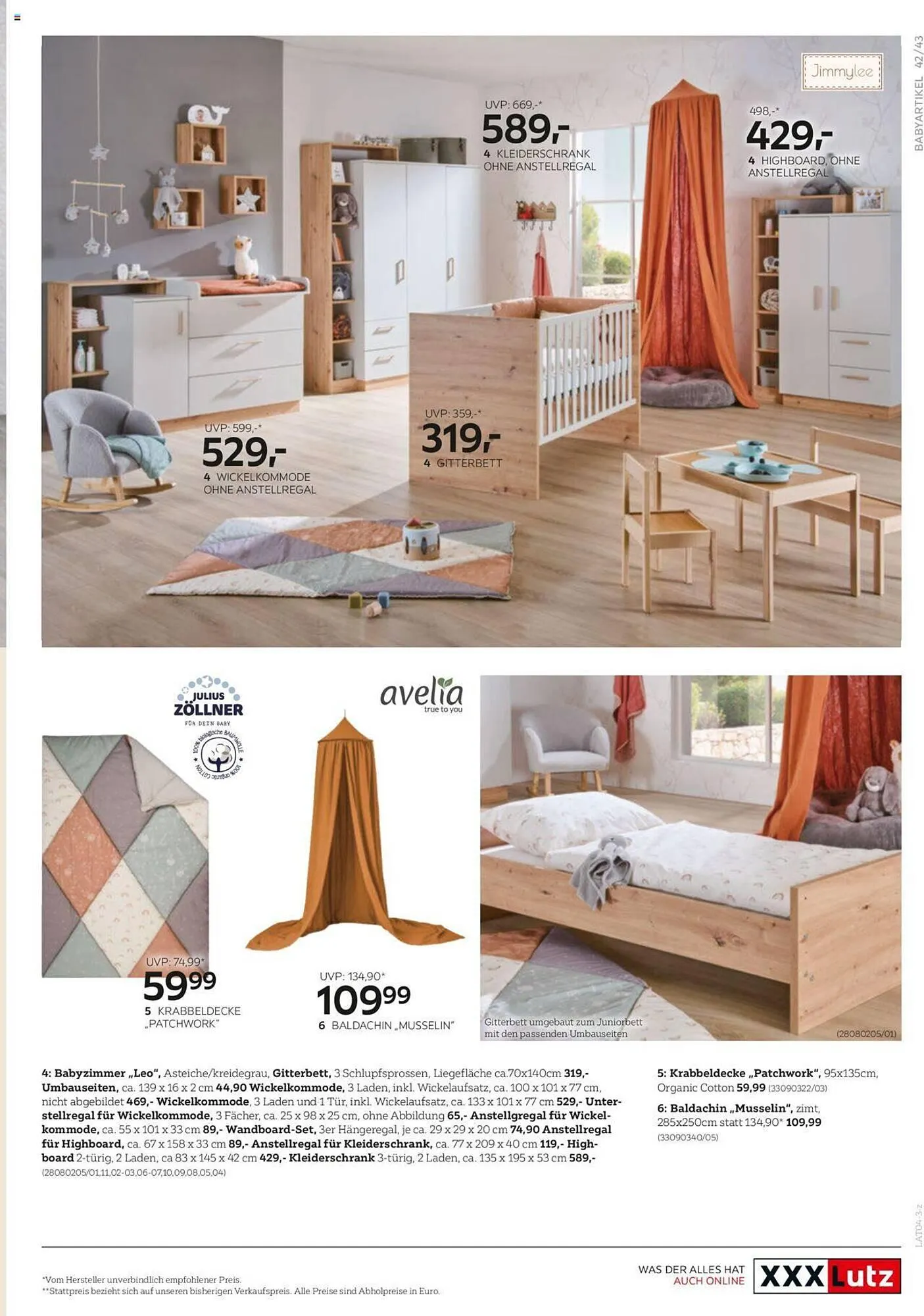 XXXLutz Flugblatt von 18. April bis 31. Dezember 2023 - Flugblätt seite 43