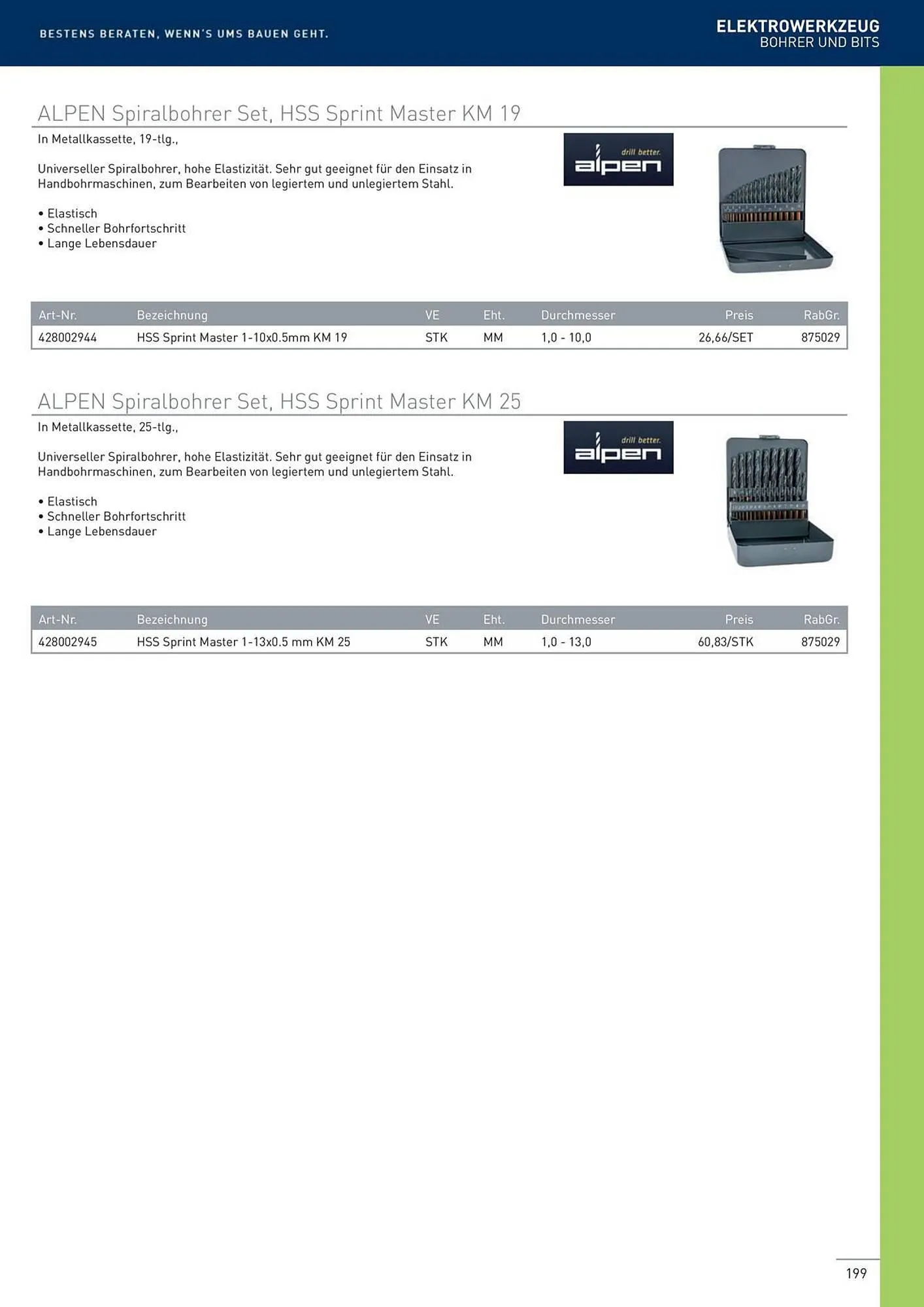 Würth Flugblatt von 22. Februar bis 31. Dezember 2024 - Flugblätt seite 199