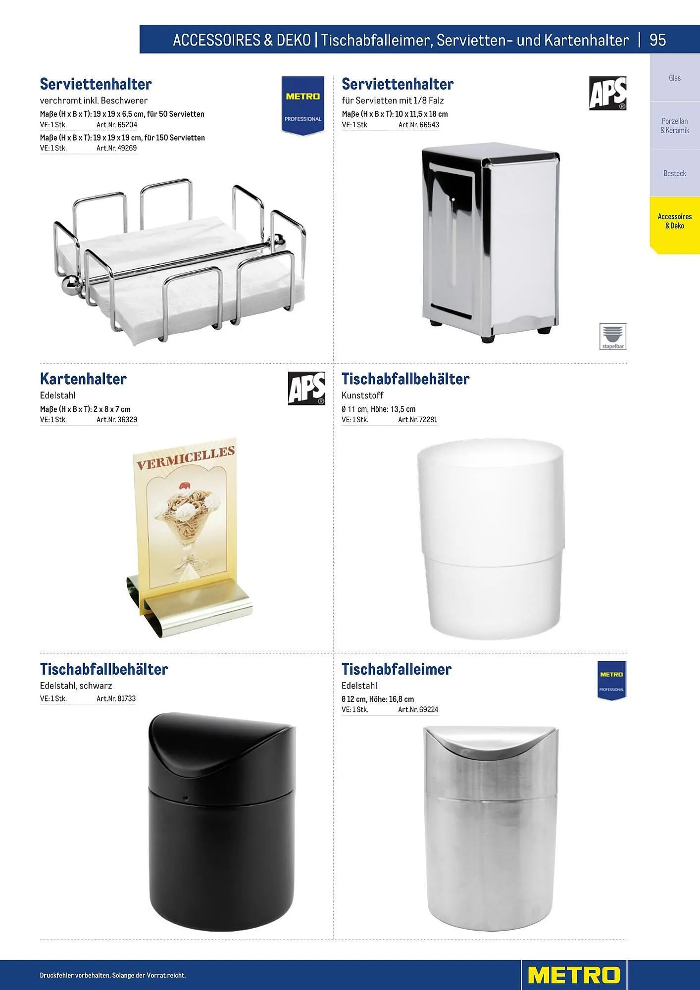 Metro Flugblatt von 25. März bis 31. Dezember 2026 - Flugblätt seite 95