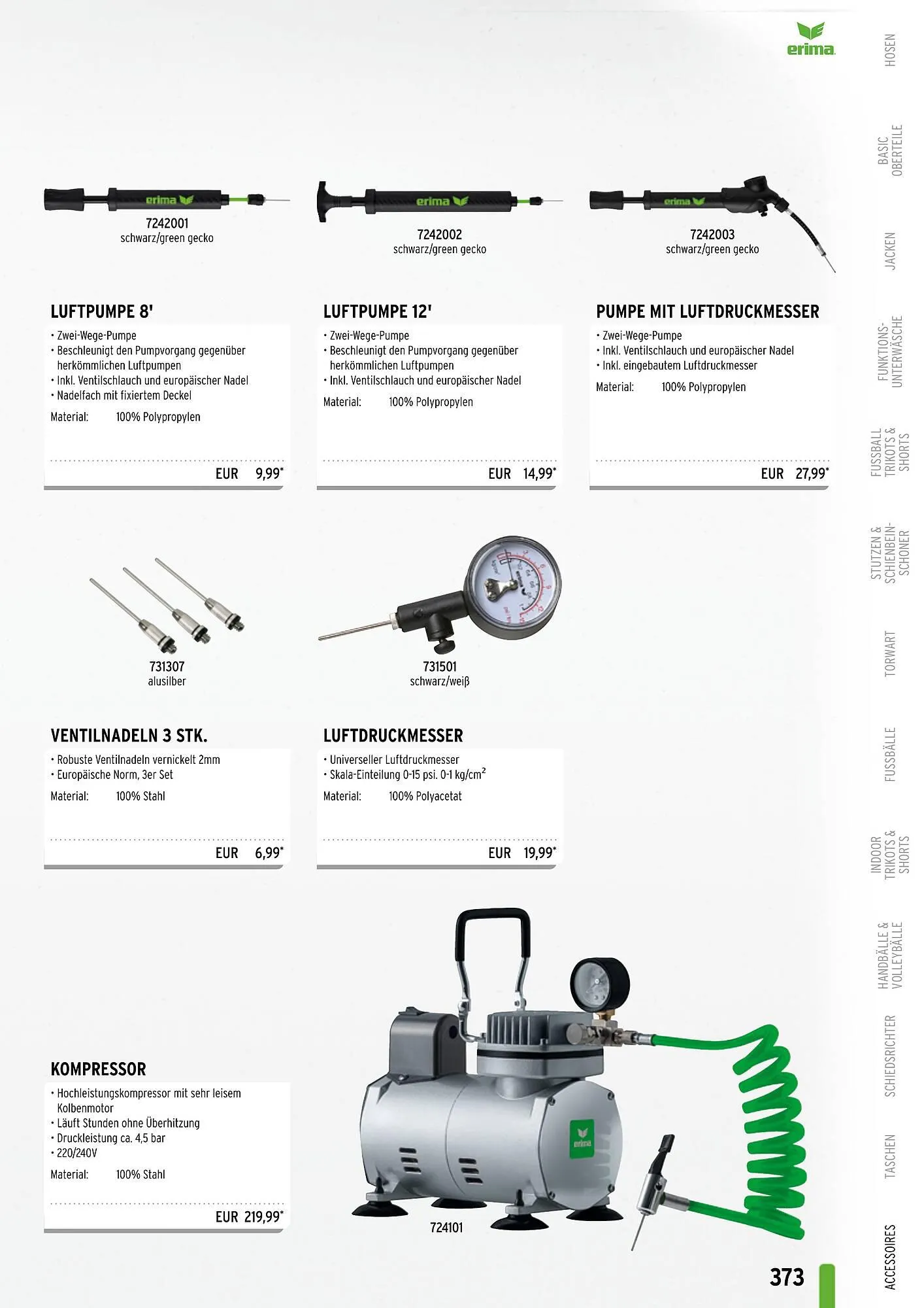 ERIMA Flugblatt von 2. Jänner bis 31. Dezember 2024 - Flugblätt seite 373
