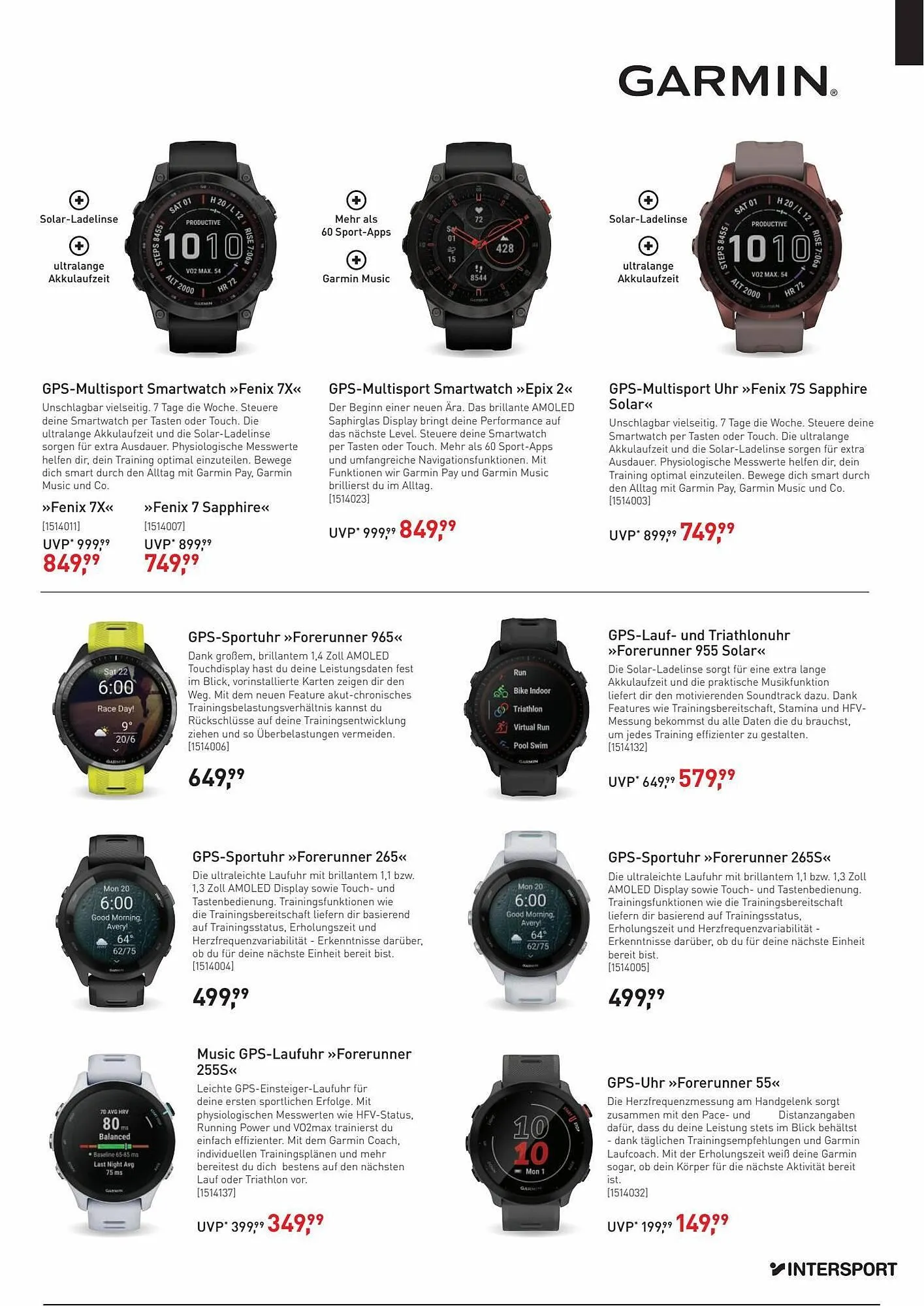 Intersport Flugblatt von 3. April bis 31. Dezember 2023 - Flugblätt seite 11