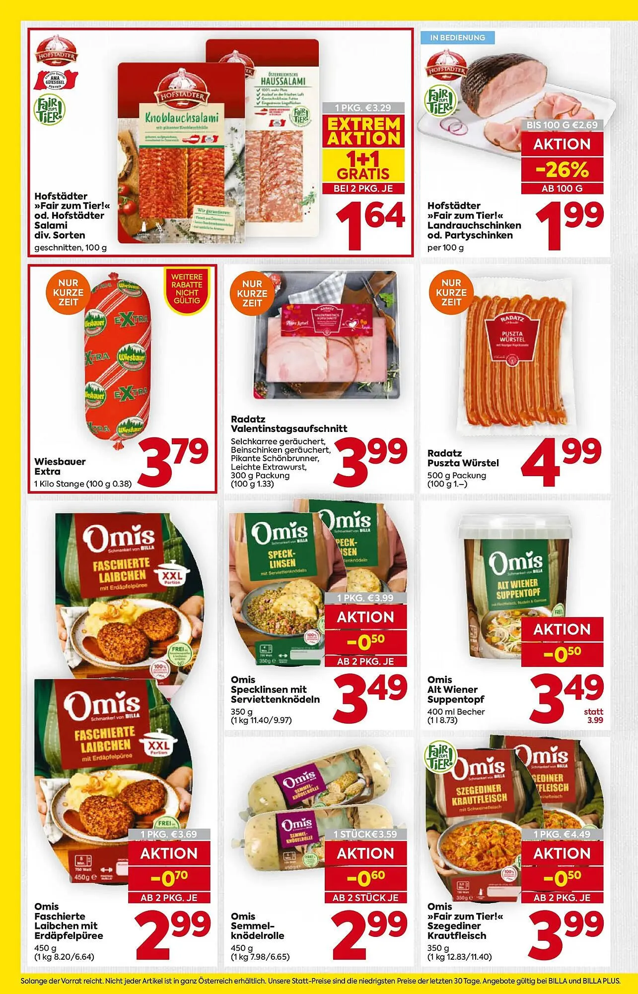 Billa Flugblatt von 5. Februar bis 11. Februar 2026 - Flugblätt seite  6